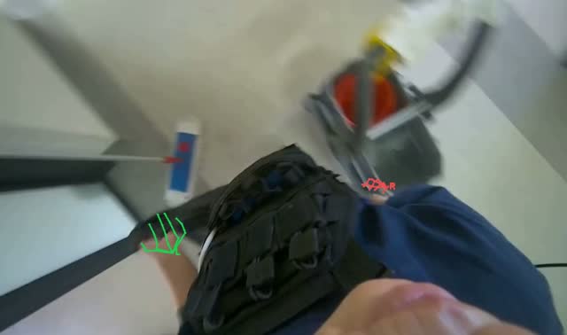 Preparing mop for cleaning: egocentric robotics sample
