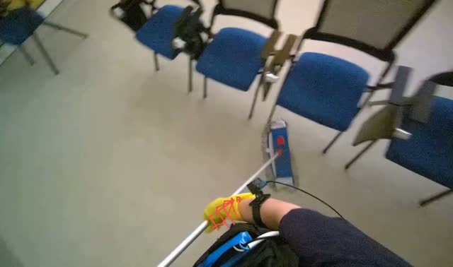Mopping classroom floor: egocentric robotics sample
