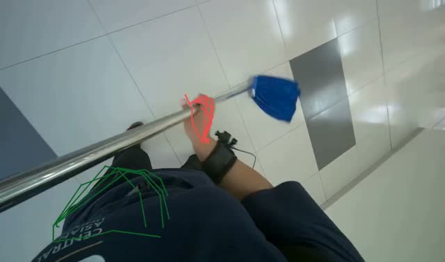 Mopping the Floor: egocentric robotics sample