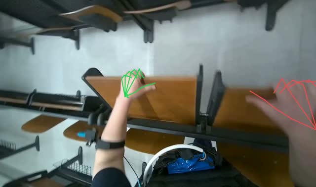 Unfolding desks in classroom: egocentric robotics sample