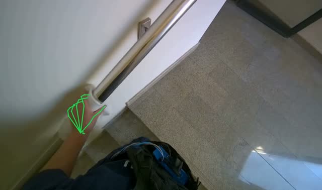 Cleaning glass door and frame: egocentric robotics sample