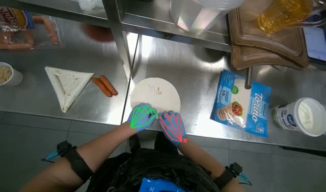 Rolling sausages into tortillas: egocentric robotics sample