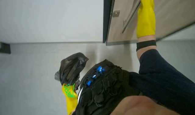 Cleaning and servicing restroom: egocentric robotics sample