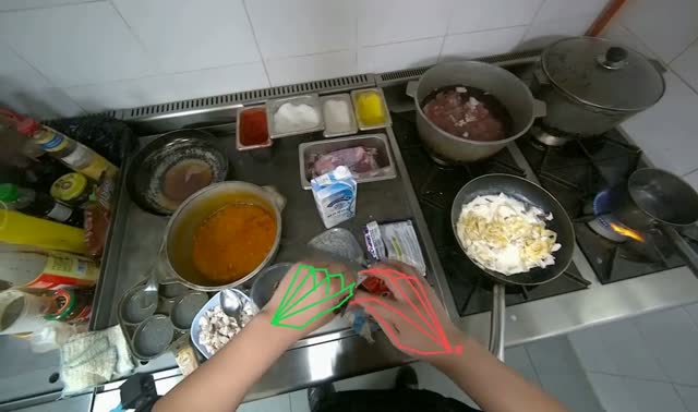 Preparing instant noodles: egocentric robotics sample