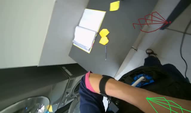 Loading and starting washing machine: egocentric robotics sample