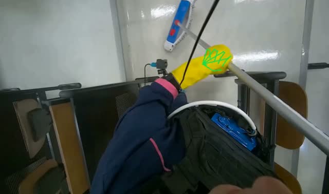 Mopping the floor: egocentric robotics sample