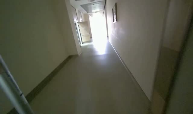 Mopping hallway floor: egocentric robotics sample