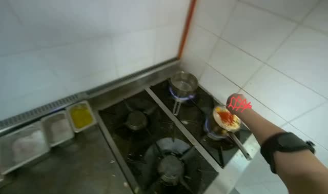 Cooking food in a pot: egocentric robotics sample