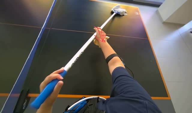 Cleaning a large table: egocentric robotics sample