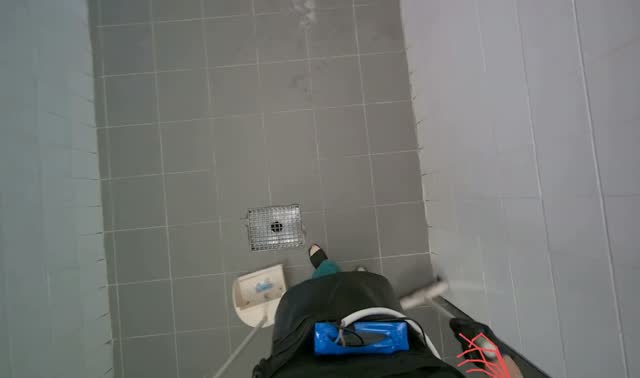 Sweeping kitchen floor: egocentric robotics sample