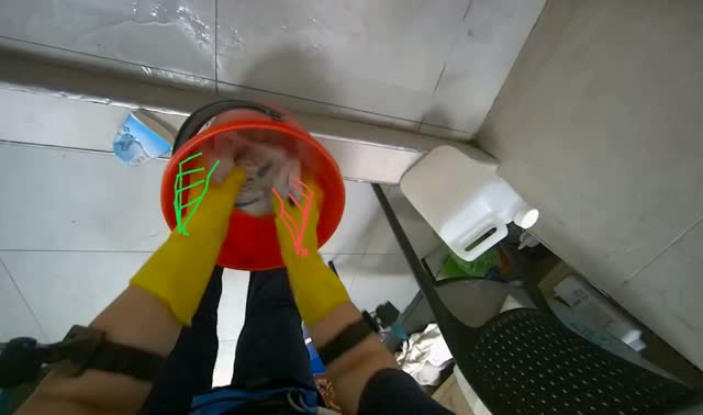 Cleaning mop head: egocentric robotics sample