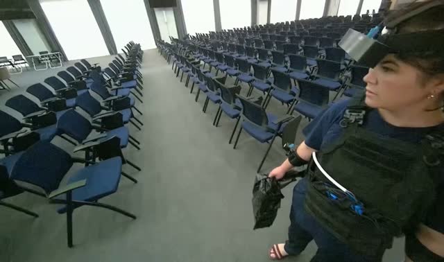 Carrying a clothes hanger: egocentric robotics sample
