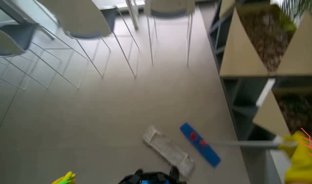 Mopping entrance floor: egocentric robotics sample
