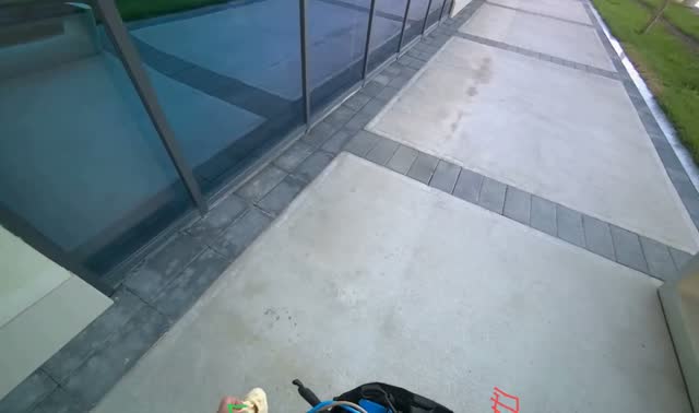 Cleaning glass door: egocentric robotics sample