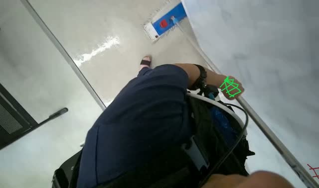 Mopping classroom floor: egocentric robotics sample
