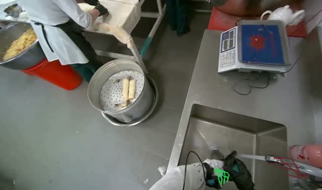 Washing kitchen utensils: egocentric robotics sample