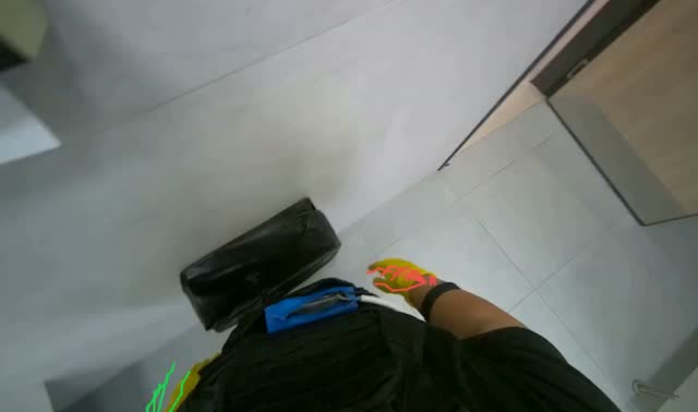 Collecting trash from bins: egocentric robotics sample