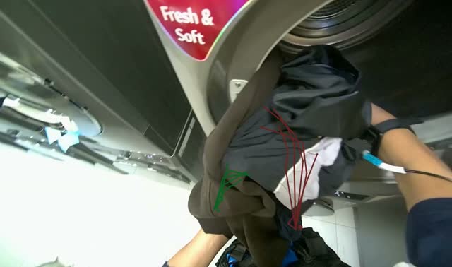 Processing and organizing laundry: egocentric robotics sample