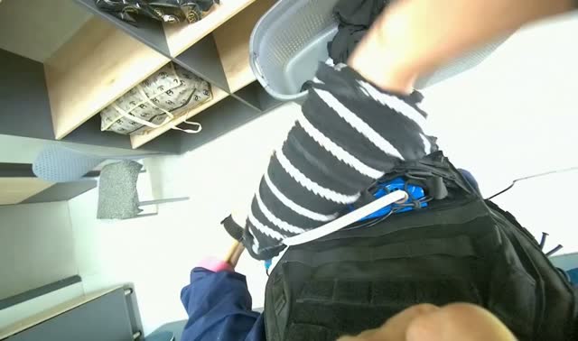 Sorting clothes into baskets: egocentric robotics sample