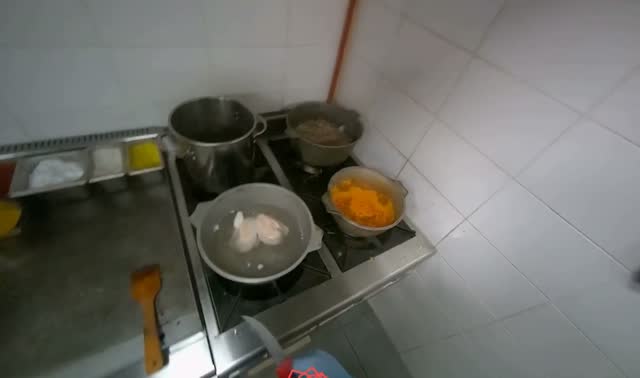 Cooking sauce on stove: egocentric robotics sample