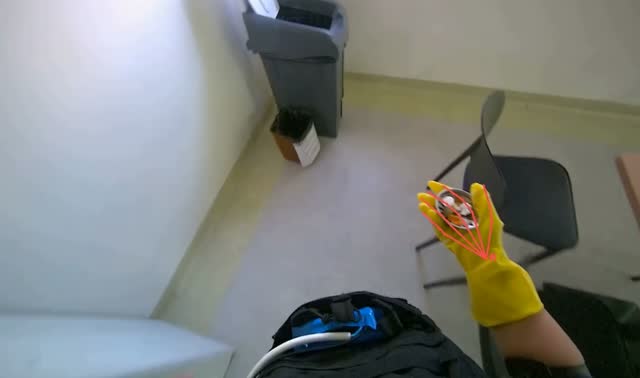 Cleaning kitchen counter and sinks: egocentric robotics sample