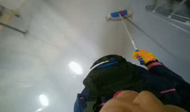 Mopping the floor: egocentric robotics sample