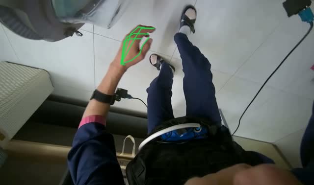 Operating washing machines: egocentric robotics sample