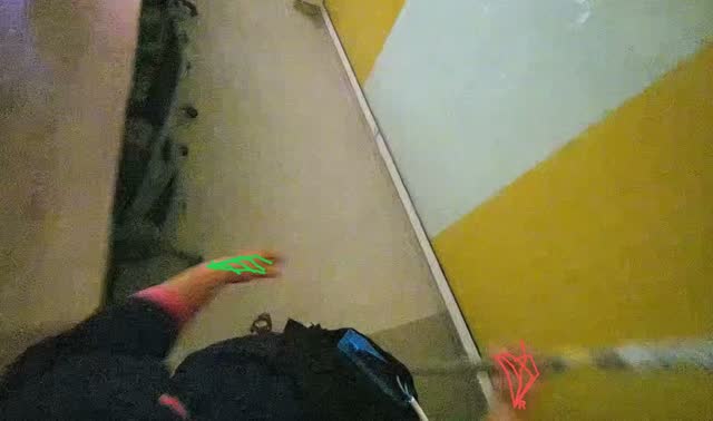 Mopping office floor: egocentric robotics sample