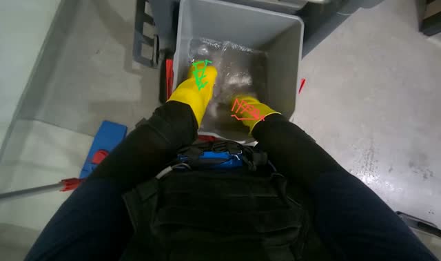 Washing and wringing mop head: egocentric robotics sample