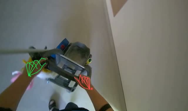 Bringing components to work area: egocentric robotics sample