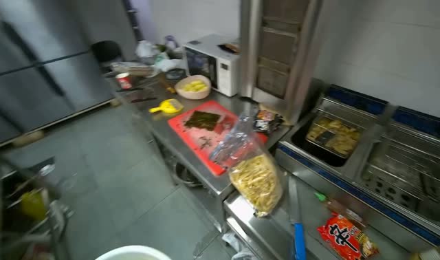 Preparing french fries: egocentric robotics sample
