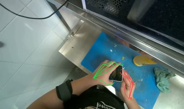 Grating ingredients for cooking: egocentric robotics sample