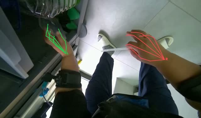 Sorting and disposing plastic containers: egocentric robotics sample