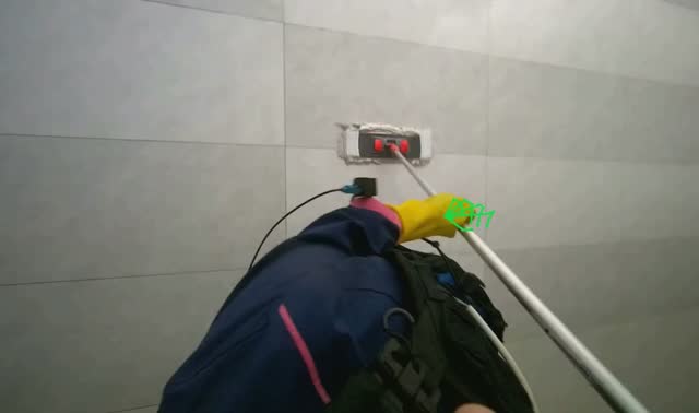 Mopping the floor: egocentric robotics sample