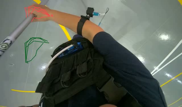 Mopping floor: egocentric robotics sample