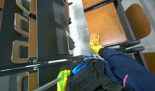 Mopping floor and moving chairs: egocentric robotics sample