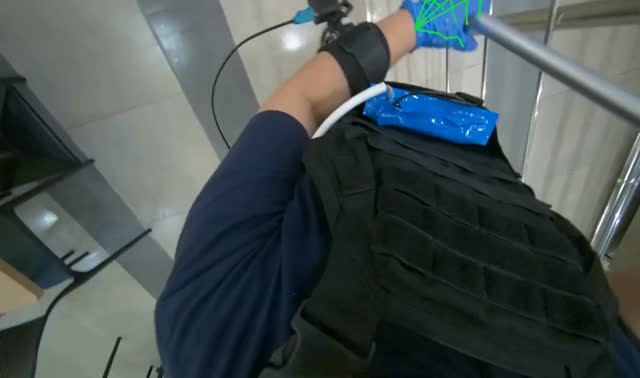 Mopping floor: egocentric robotics sample