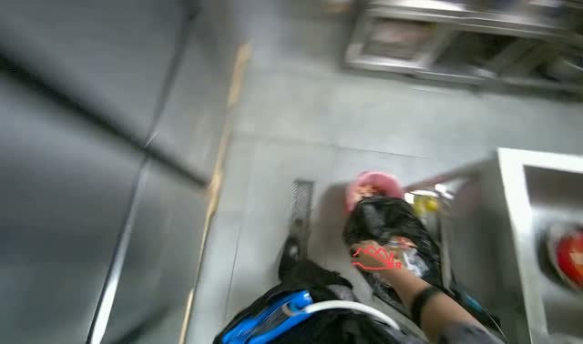 Preparing vegetables for cutting: egocentric robotics sample
