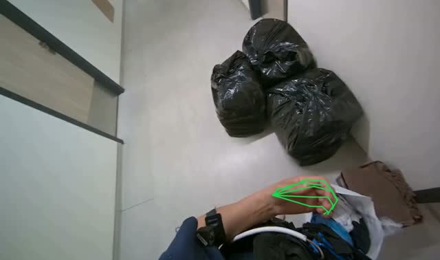 Loading clothes into washing machine: egocentric robotics sample