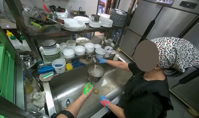 Cooking on stove: egocentric robotics sample
