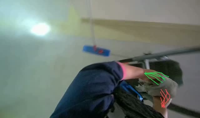 Mopping floor: egocentric robotics sample