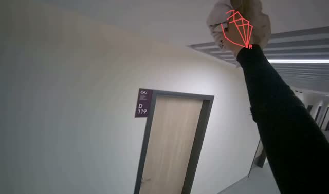 Wiping ceiling vent: egocentric robotics sample