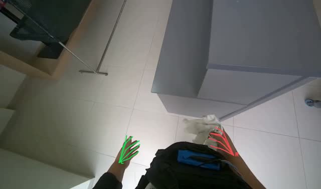 Wiping office surfaces: egocentric robotics sample