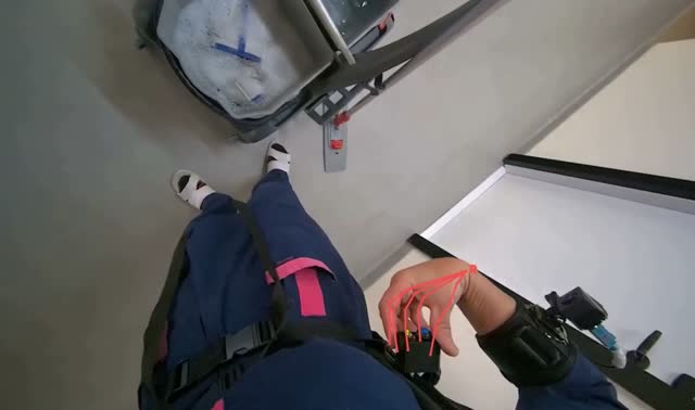 Preparing mop for cleaning: egocentric robotics sample