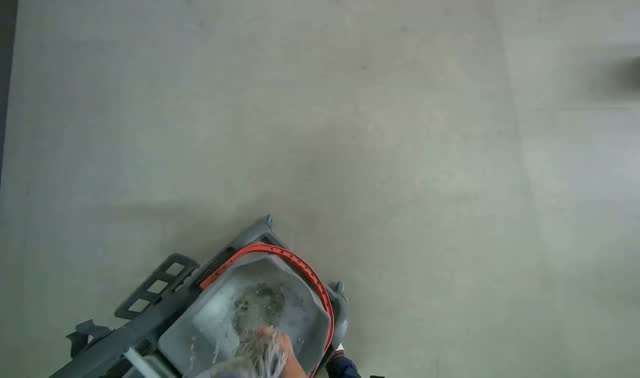 Performing general floor cleaning tasks: egocentric robotics sample