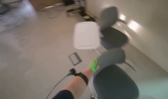Arranging chairs in room: egocentric robotics sample