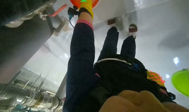 Picking up water-filled bucket: egocentric robotics sample