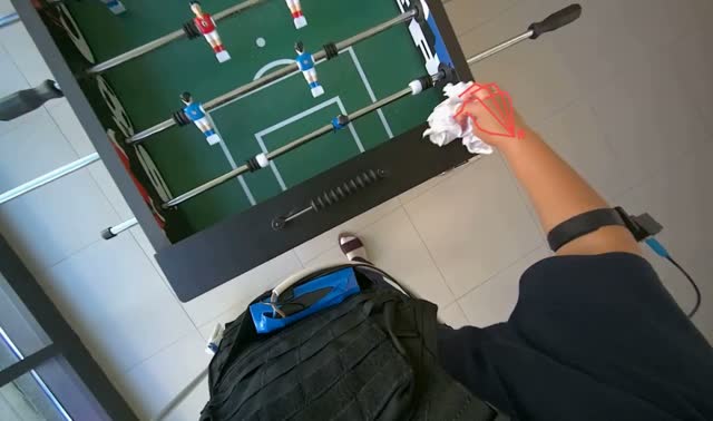 Cleaning glass windows: egocentric robotics sample