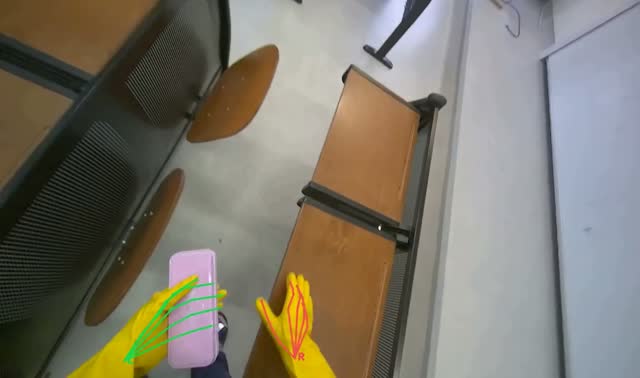 Folding down desks: egocentric robotics sample