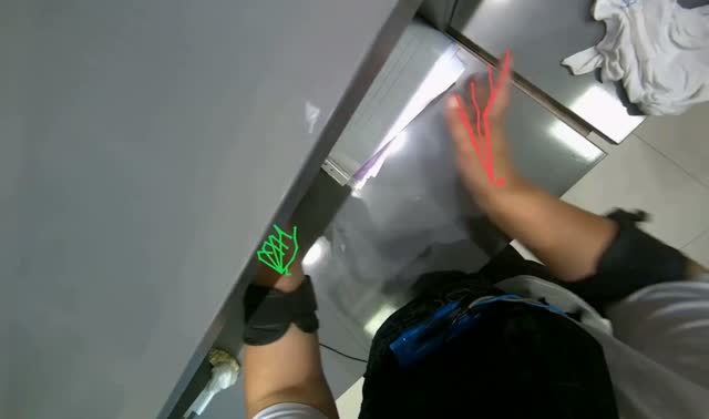 Wiping office desk surfaces: egocentric robotics sample